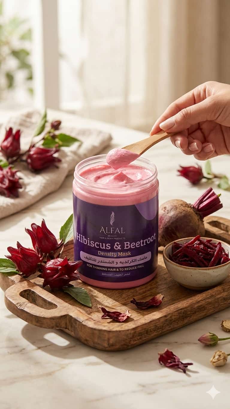Hibiscus & Beetroot Hair Mask