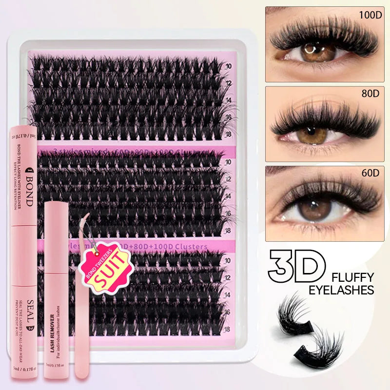 Mega Volume Lash Clusters - DIY Home Kit
