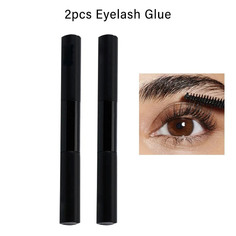 Lash Bond and Seal 10ml for Lash Clusters Super Strong Hold Eyelash Glue Long-Lasting Non-Irritating Eyelash Extension Cosmetics