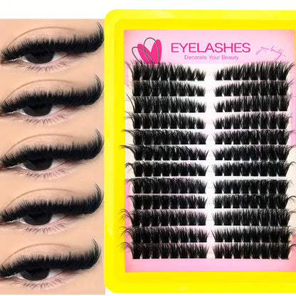 Faux Mink Lash Clusters – D Curl