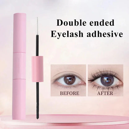 Lash Bond and Seal 10ml for Lash Clusters Super Strong Hold Eyelash Glue Long-Lasting Non-Irritating Eyelash Extension Cosmetics