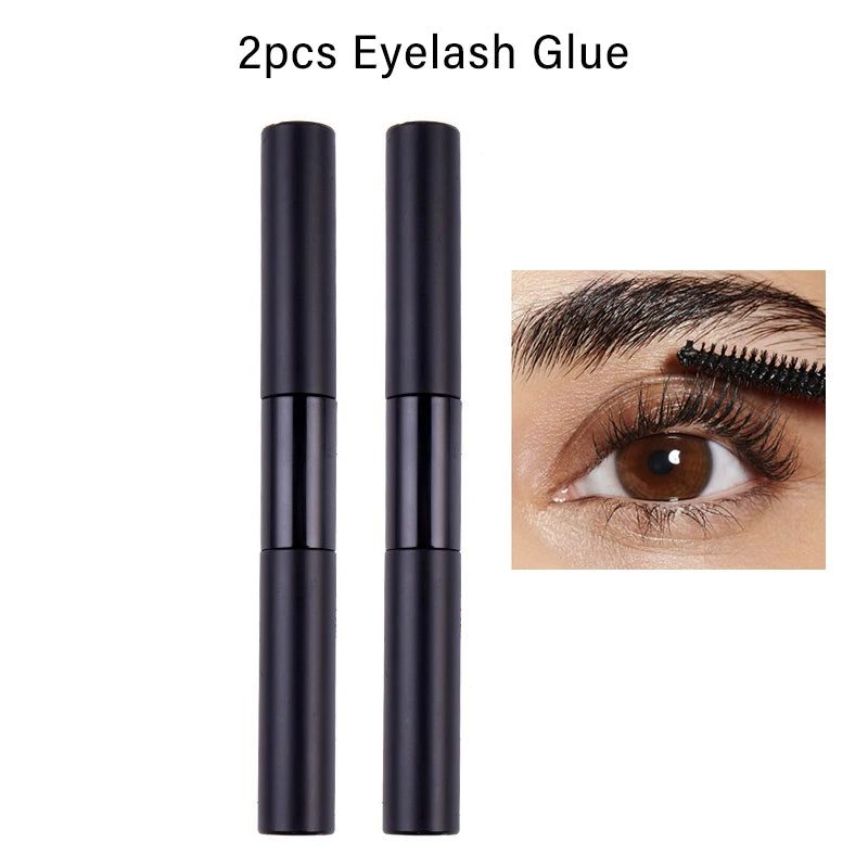 Lash Bond and Seal 10ml for Lash Clusters Super Strong Hold Eyelash Glue Long-Lasting Non-Irritating Eyelash Extension Cosmetics