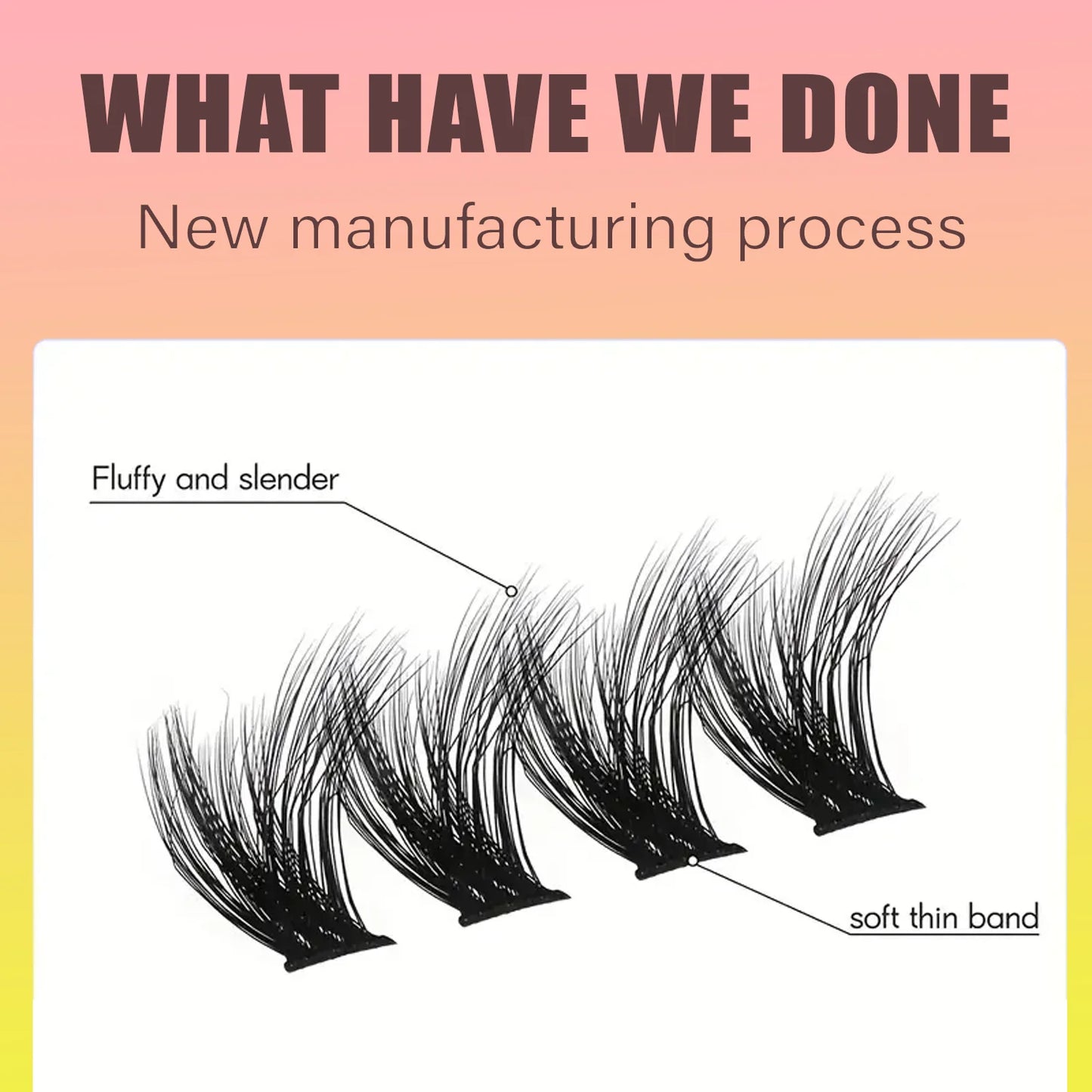 Faux Mink Lash Clusters – D Curl