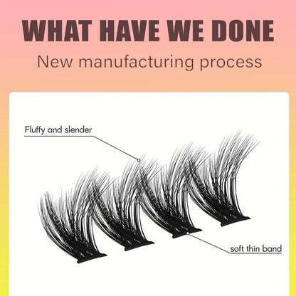 Faux Mink Lash Clusters – D Curl