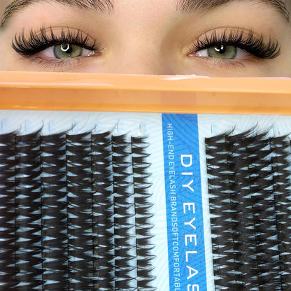 Manga Wispy Lash Clusters with Spikes