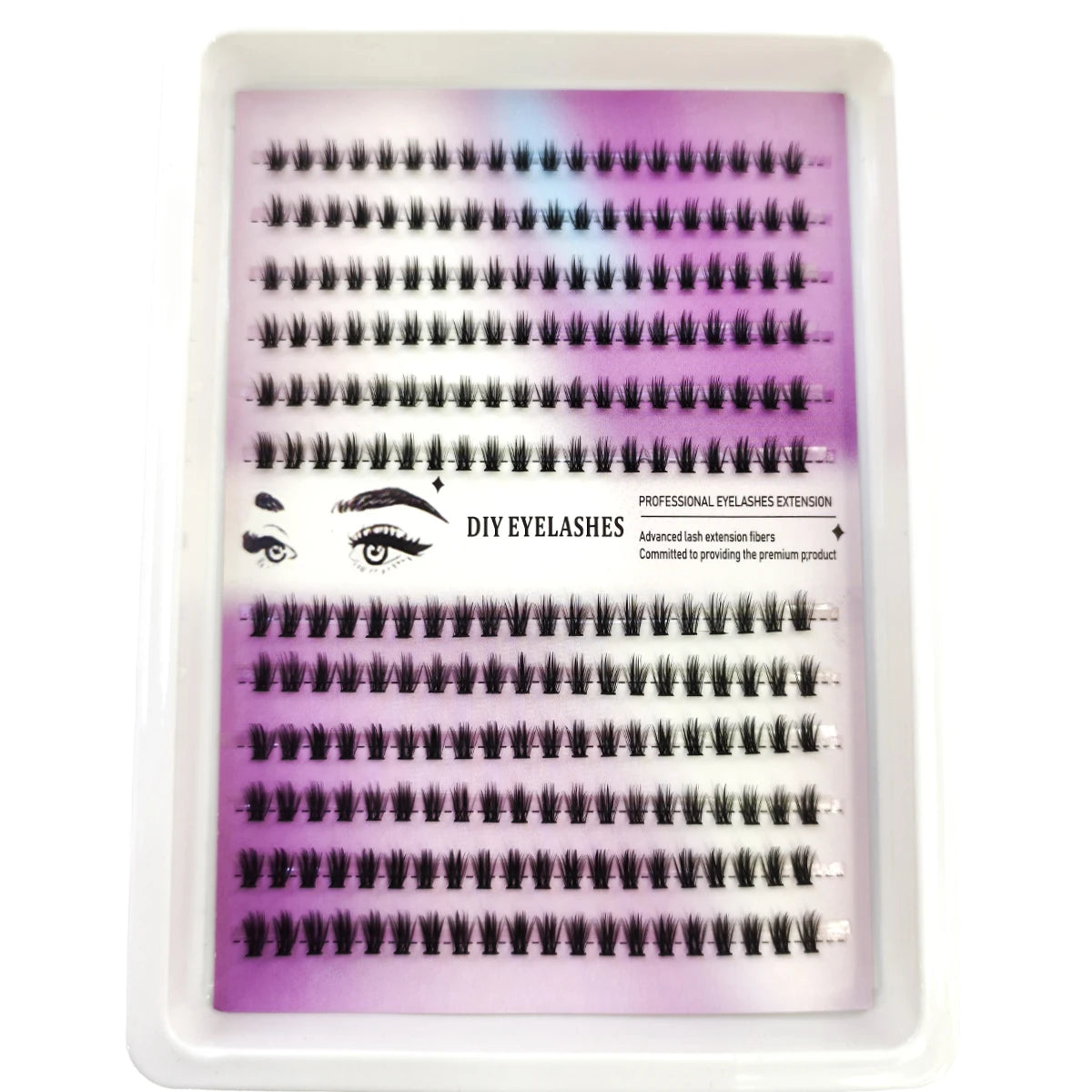 Manga Wispy Lash Clusters with Spikes