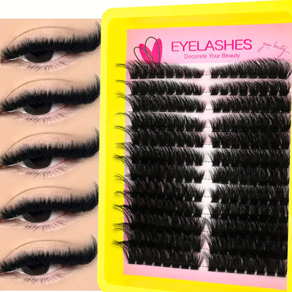 Faux Mink Lash Clusters – D Curl