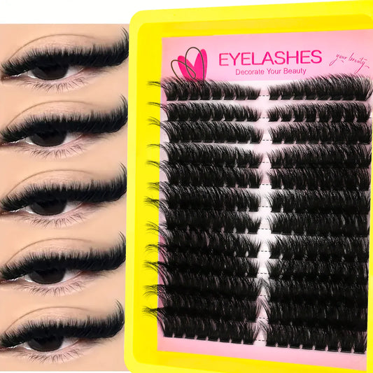 Faux Mink Lash Clusters – D Curl