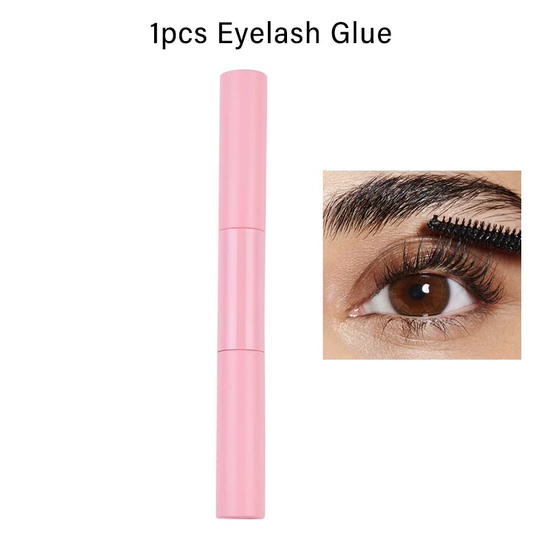 Lash Bond and Seal 10ml for Lash Clusters Super Strong Hold Eyelash Glue Long-Lasting Non-Irritating Eyelash Extension Cosmetics