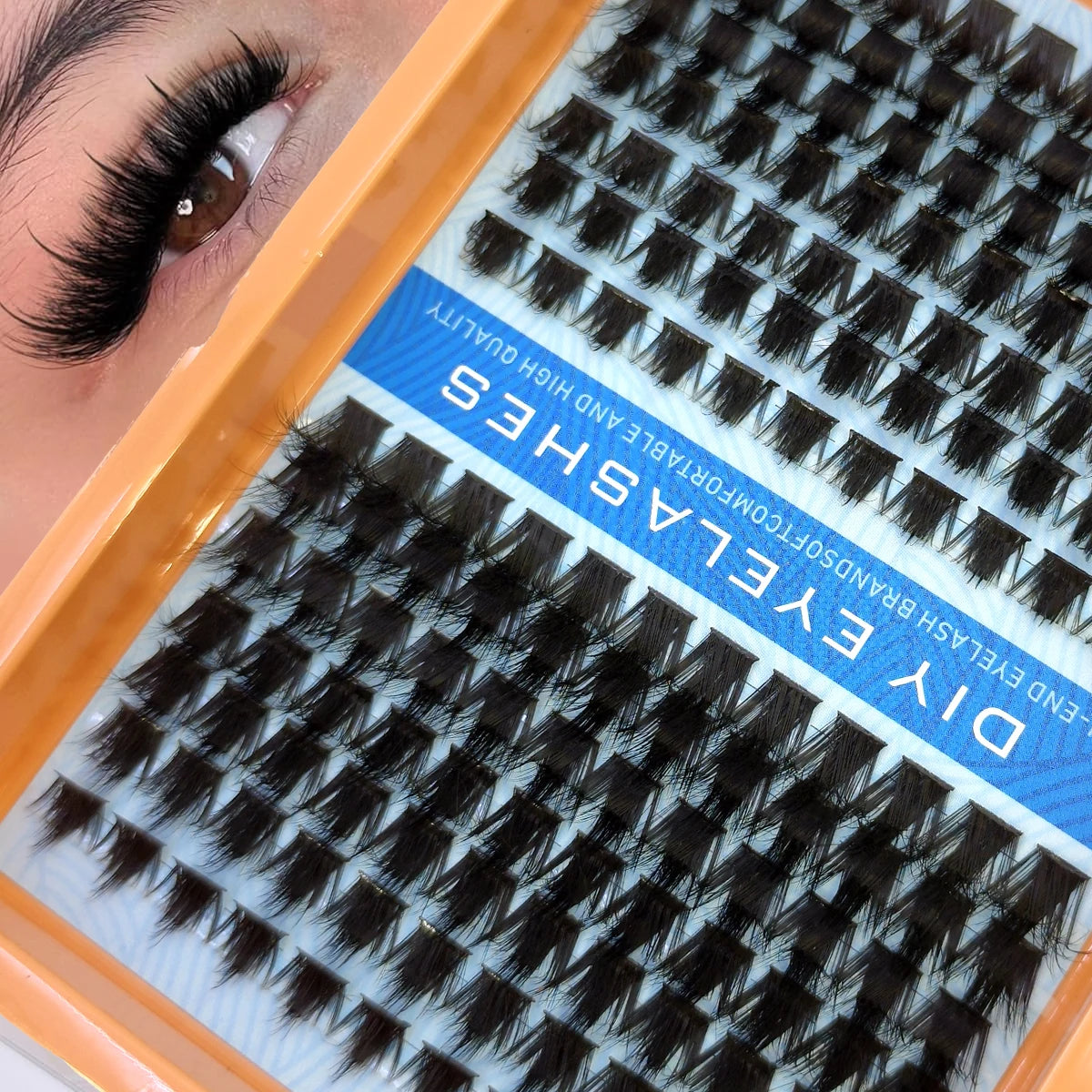Manga Wispy Lash Clusters with Spikes