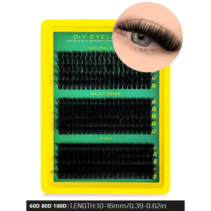 Faux Mink Lash Clusters – D Curl
