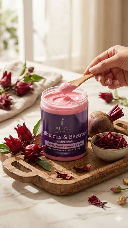 Hibiscus & Beetroot Hair Mask